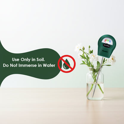 Themisto TH-SM01 Soil Moisture Meter | Accurate Analog Moisture Tester for Indoor & Outdoor Plants | No Battery Needed