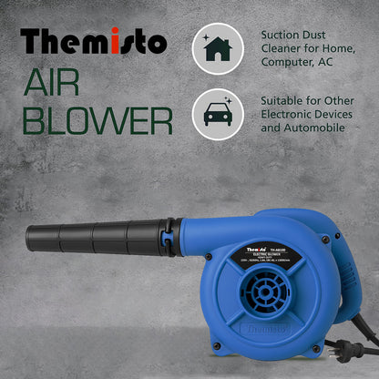 Themisto TH-AB100 650 Watt Air Blower Machine | 11000 RPM Heavy Duty Copper Armature Air Blower with Variable Speed | 3 Meter Long Wire