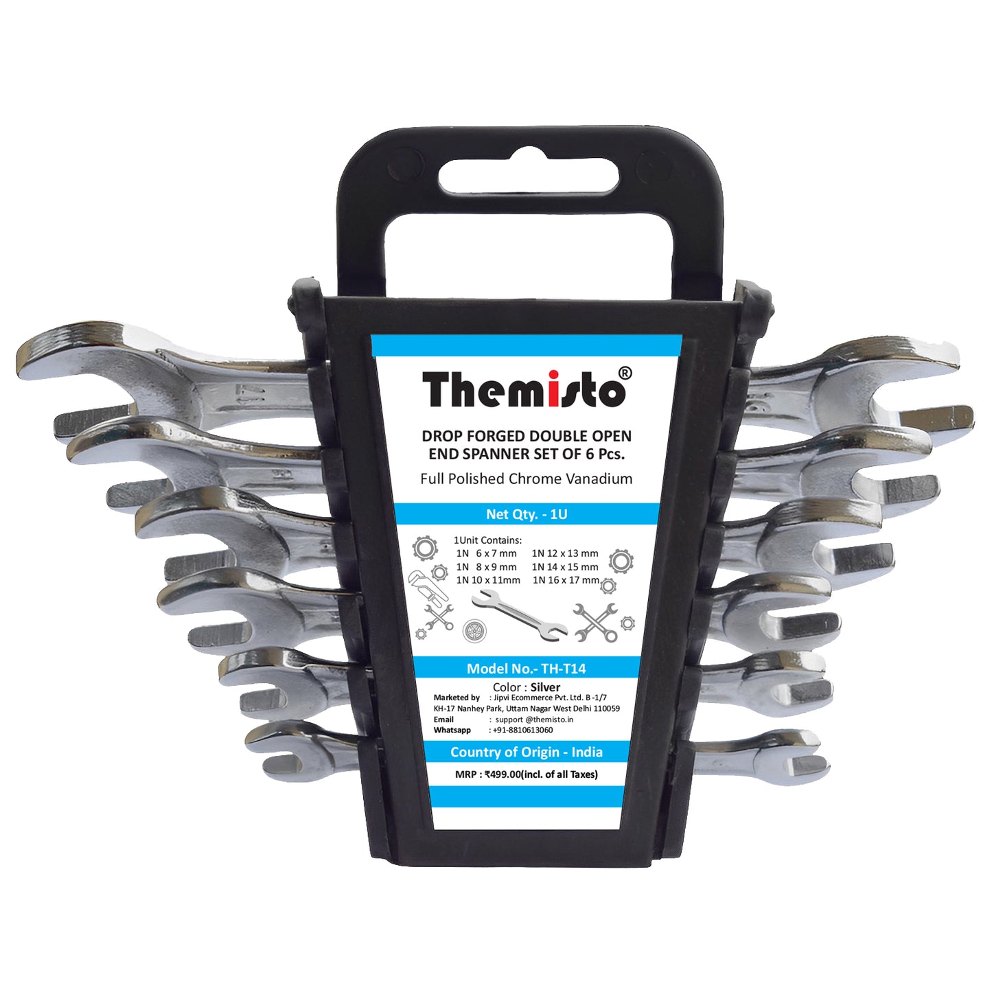 Themisto TH-T14 6pcs Double Open Ended Spanner set