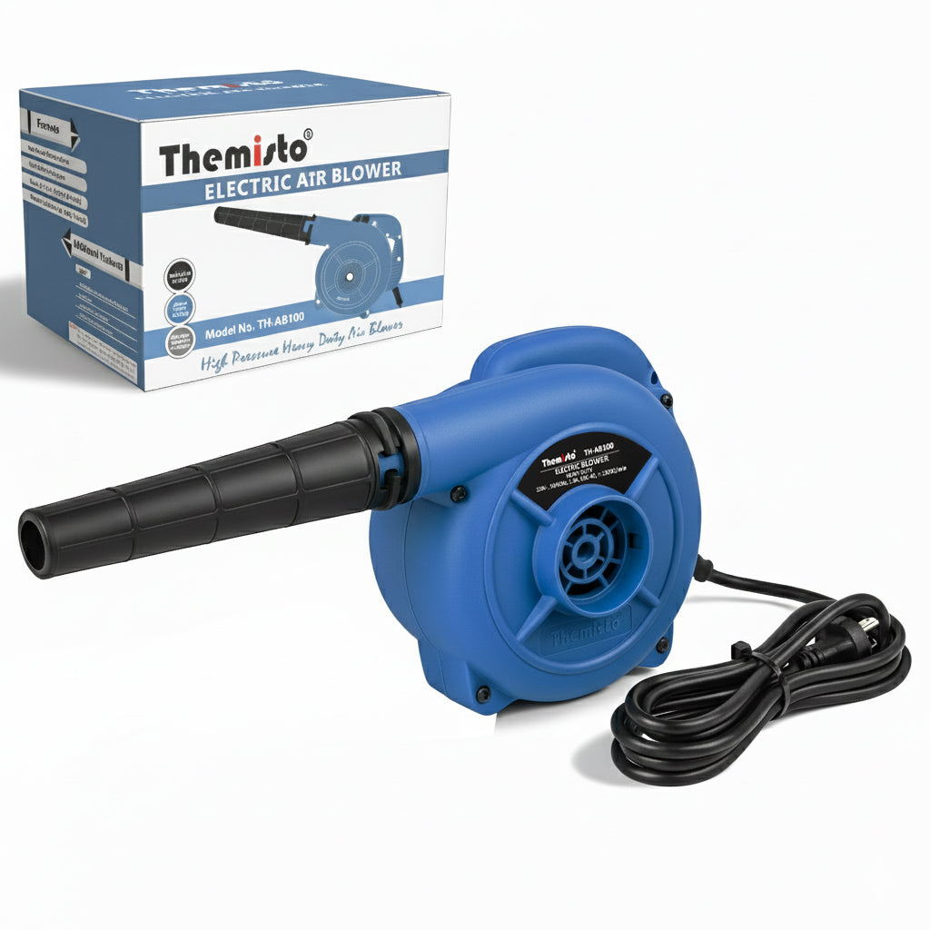Themisto TH-AB100 650 Watt Air Blower Machine | 11000 RPM Heavy Duty Copper Armature Air Blower with Variable Speed| 3 Meter Long Wire