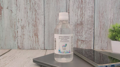 Aptechdeals IPA Iso-Propyl Alcohol 99.9% [(CH3)2-CH-OH] CAS: 67-63-0, 250ml