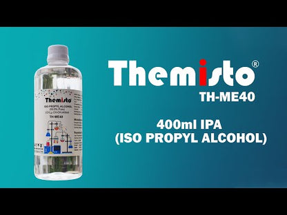 Themisto IPA ISO PROPYL ALCOHOL (99.9% Pure) (CH3)2-CH-OH (400ml)