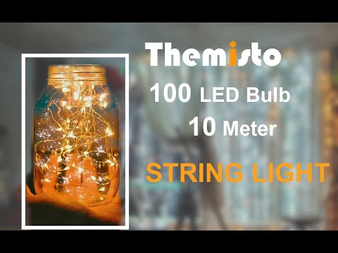 10-Count Metal Dome String Light Set, Copper