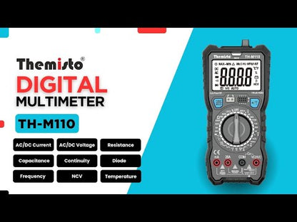 Themisto TH-M110 True RMS Digital Multimeter (Black 6000 Counts)