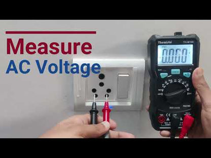 Themisto TH-M100 Auto Range Digital Multimeter (Black 6000 Counts)