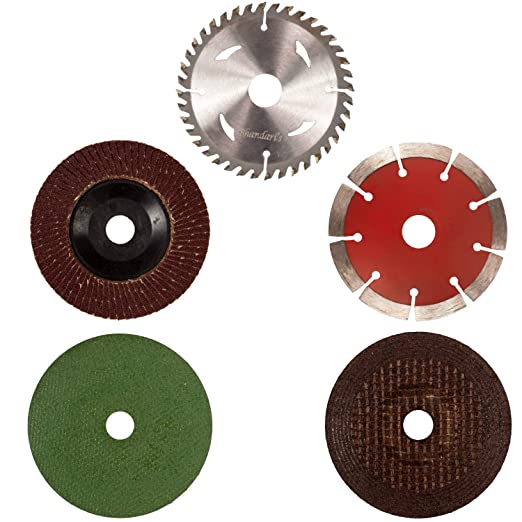 THEMISTO Combo Wheel Grinder/4 Inch Cutting Wheel (Set of 5)