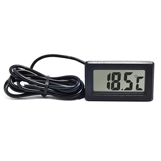 ApTechDeals Portable Pocket Wired Mini Digital LCD Electronic Temperature Meter Sensor